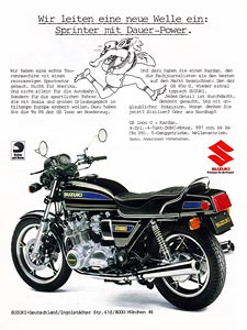 '81 Suzuki GS1000G magazine ad